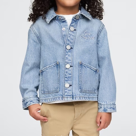 Toddler Girls Denim Jacket size 3 Yrs, Gap Original NWT - Picture 1 of 8